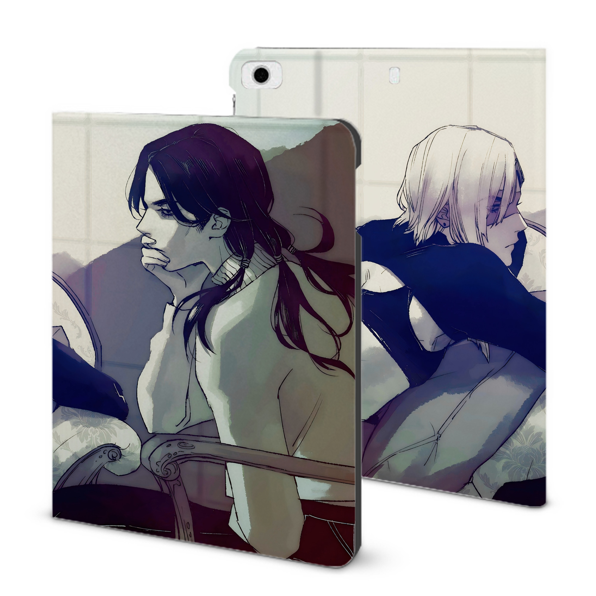 （画像用） ジョジョの奇妙な冒険 JoJo's Bizarre Adventure IPad ケース ブック型 PUレザー TPU 耐衝撃 軽量 薄型 ペン収納なし 全面保護 IPad 各モデル対応